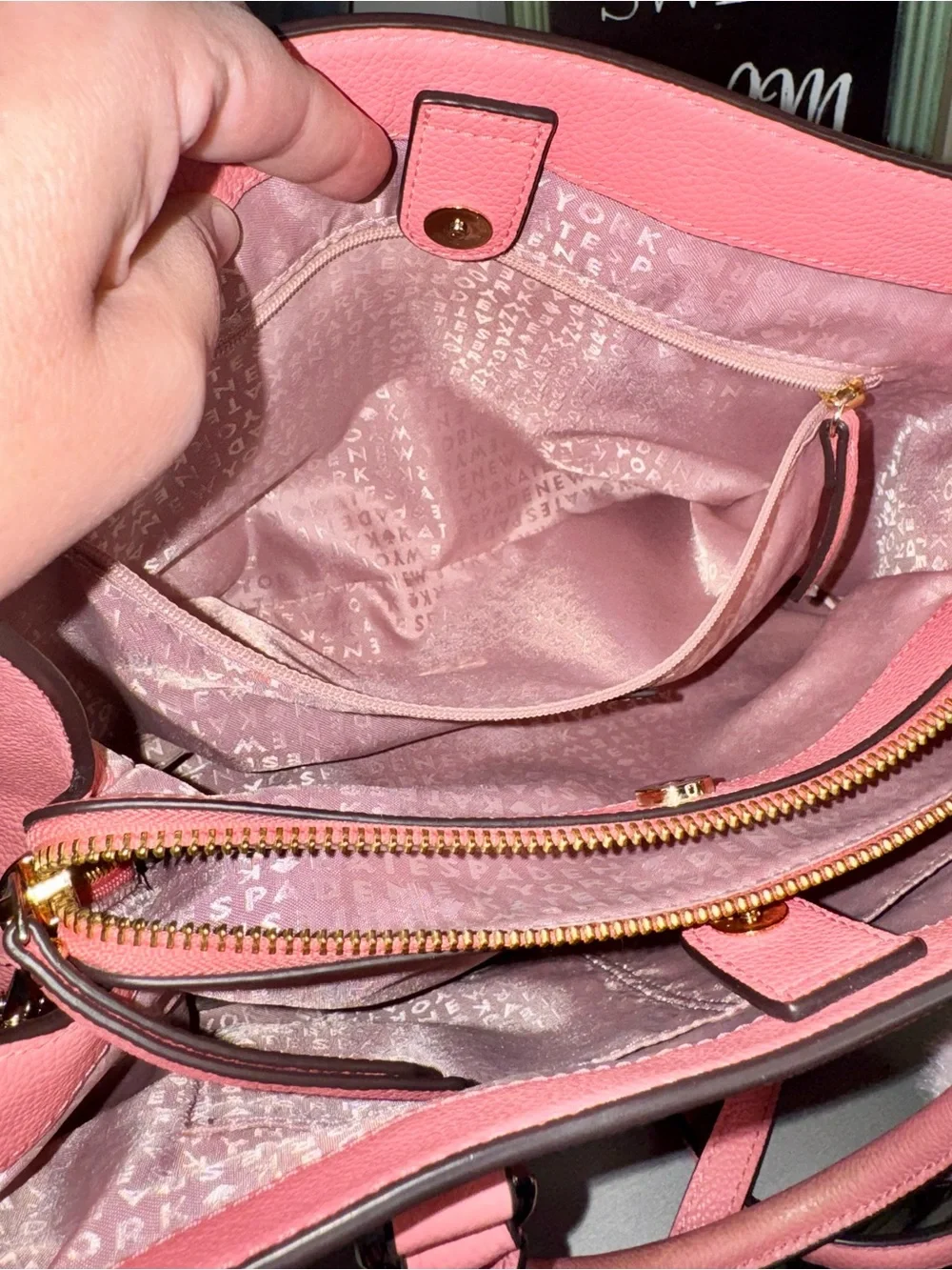 Kate Spade NY Satchel Larchmont Avenue Evangelie Pink Convertible Crossbody Bag